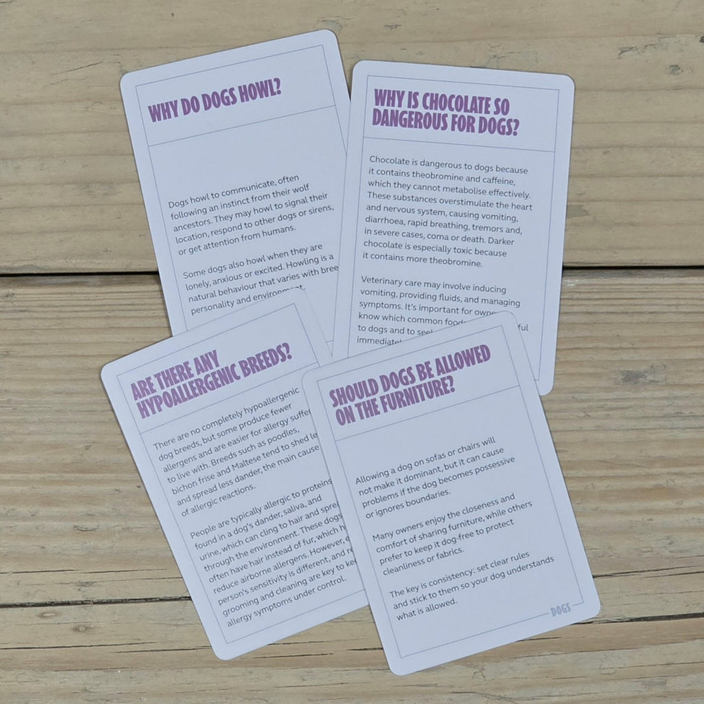 100 Become an Expert in Dogs Cards