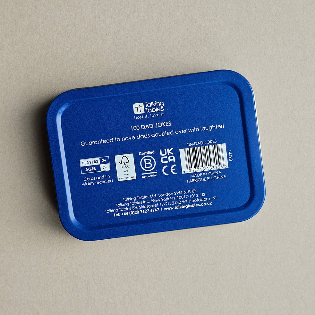100 Dad Jokes in a Tin
