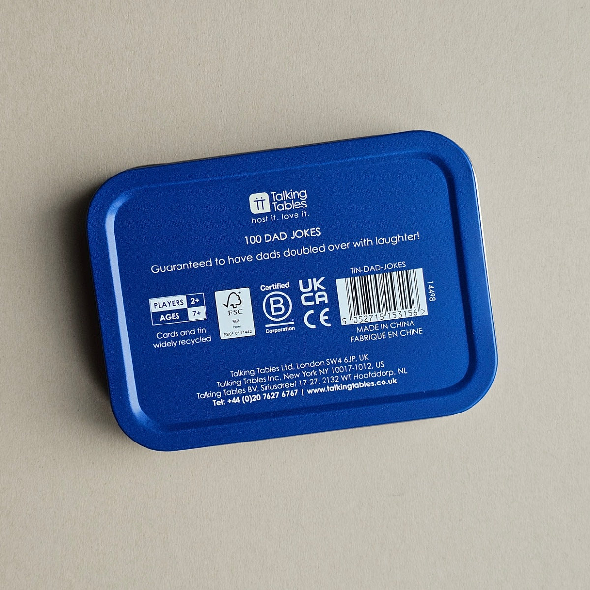 100 Dad Jokes in a Tin