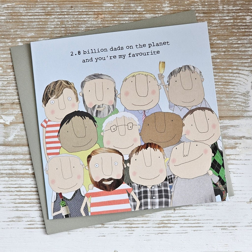 ‘2.8 Billion Dads...' Father's Day Card