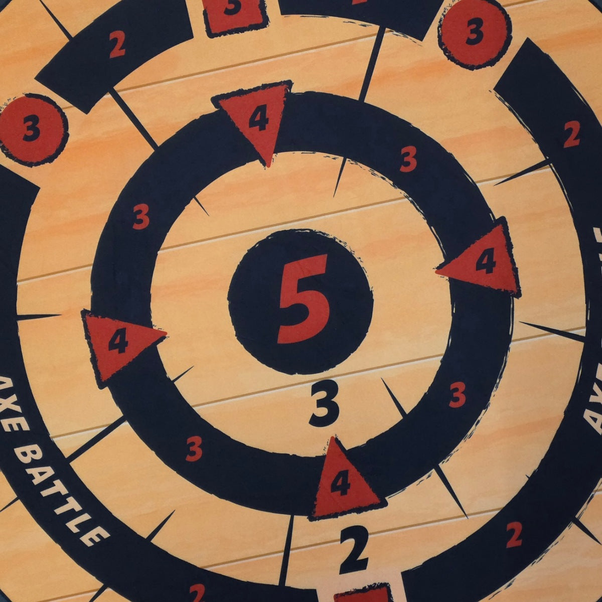 Target board for 'Axe Battle' game 
