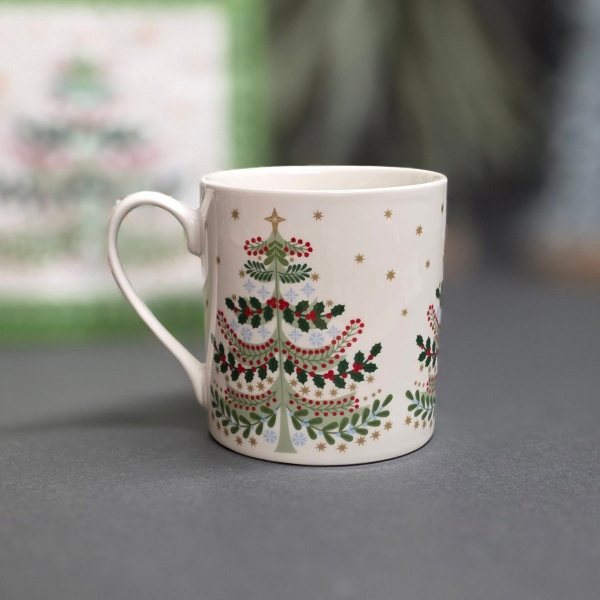 Bone China Alpine Tree Mug