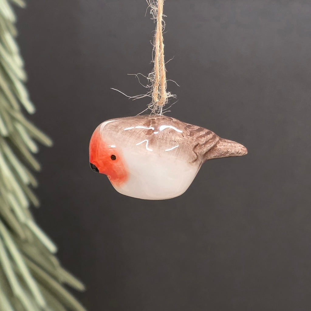 Ceramic Robin Hanging Decoration
