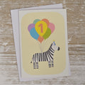 Children's 1st Birthday Party Animals Card