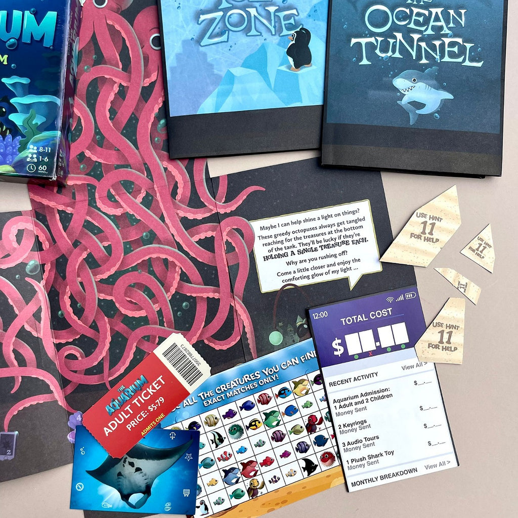 Children's Escape Room Game: Escape From The Aquarium