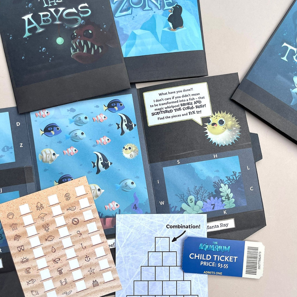 Children's Escape Room Game: Escape From The Aquarium