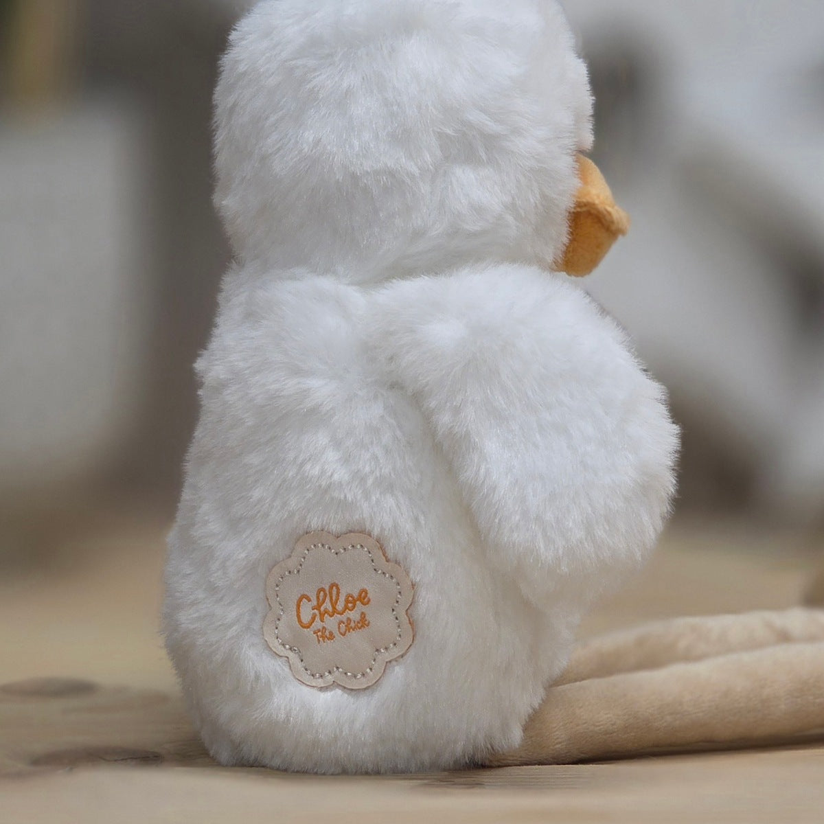 Chloe The Plush Long Leg White Chick Soft Toy