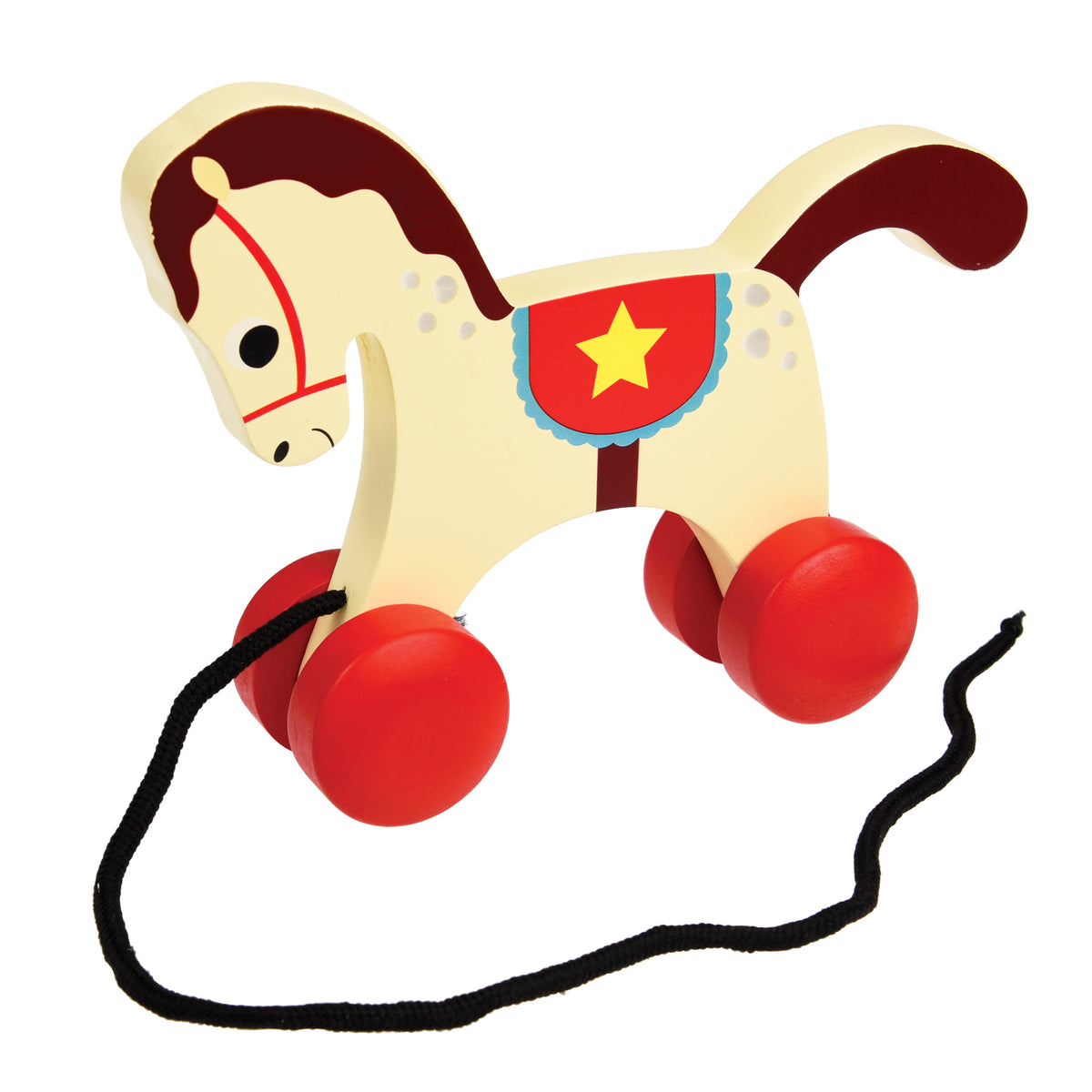 Circus Horse Wooden Pull Toy