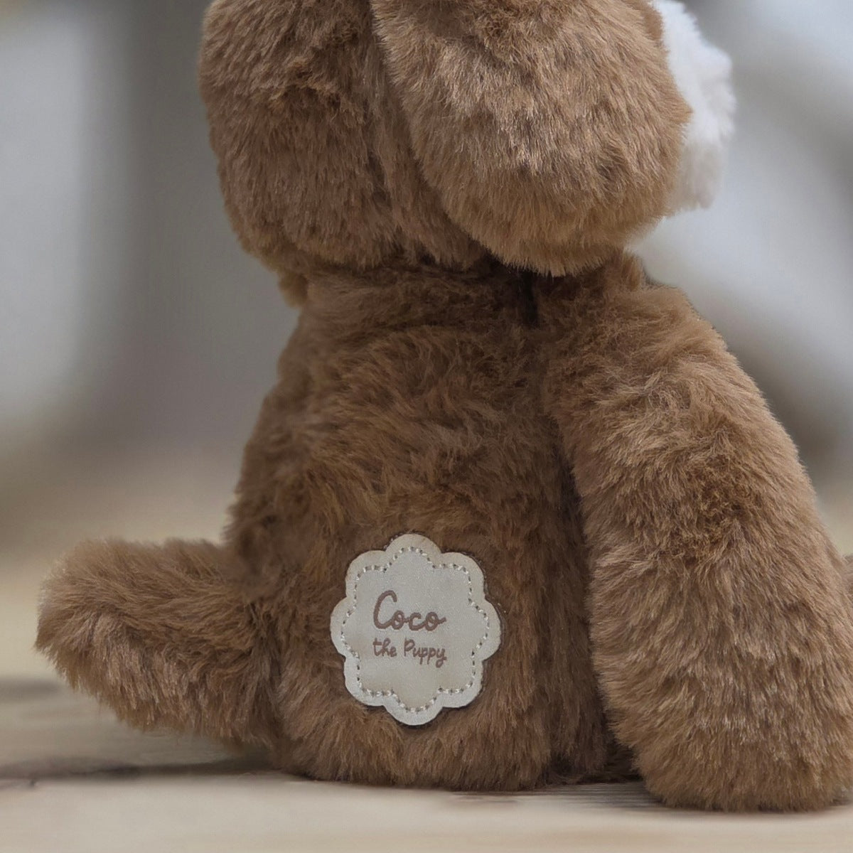 Coco The Plush Long Leg Dark Brown Puppy Soft Toy