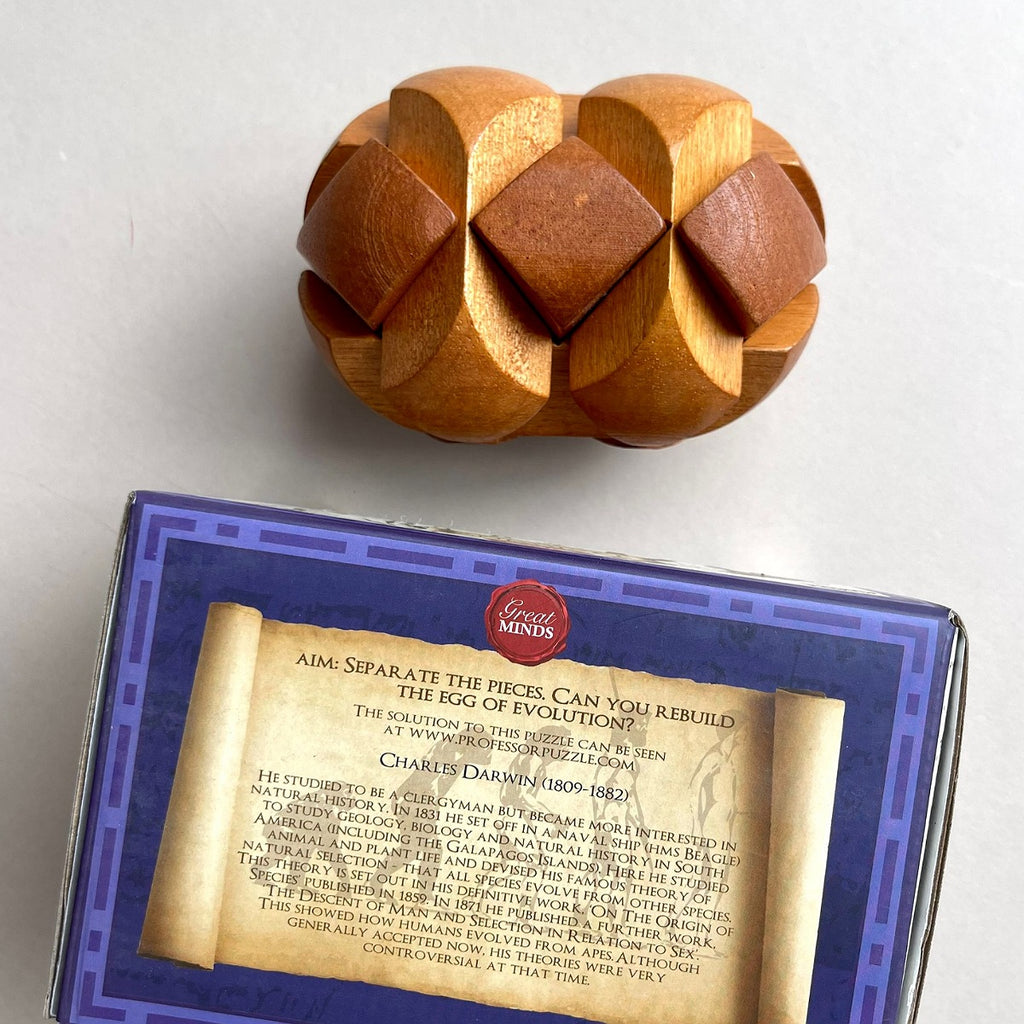 Darwin's Egg of Evolution Wooden Puzzle