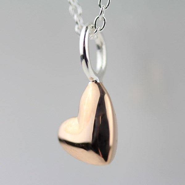Devotion 18ct Rose Gold Plated Heart Necklace