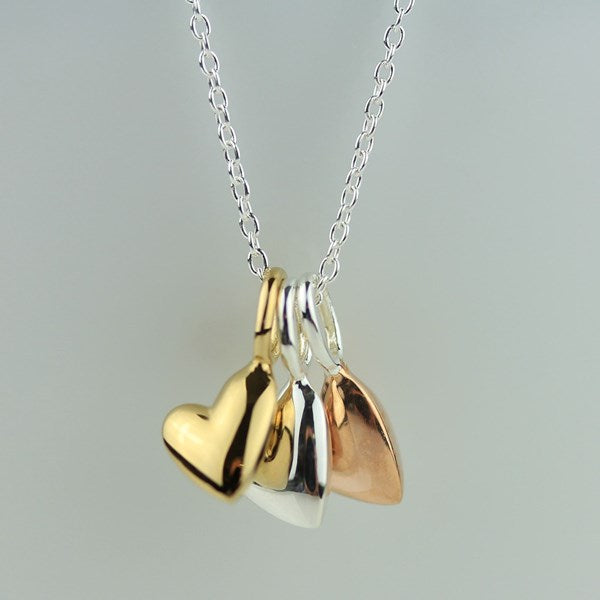 Devotion Triple Heart Necklace