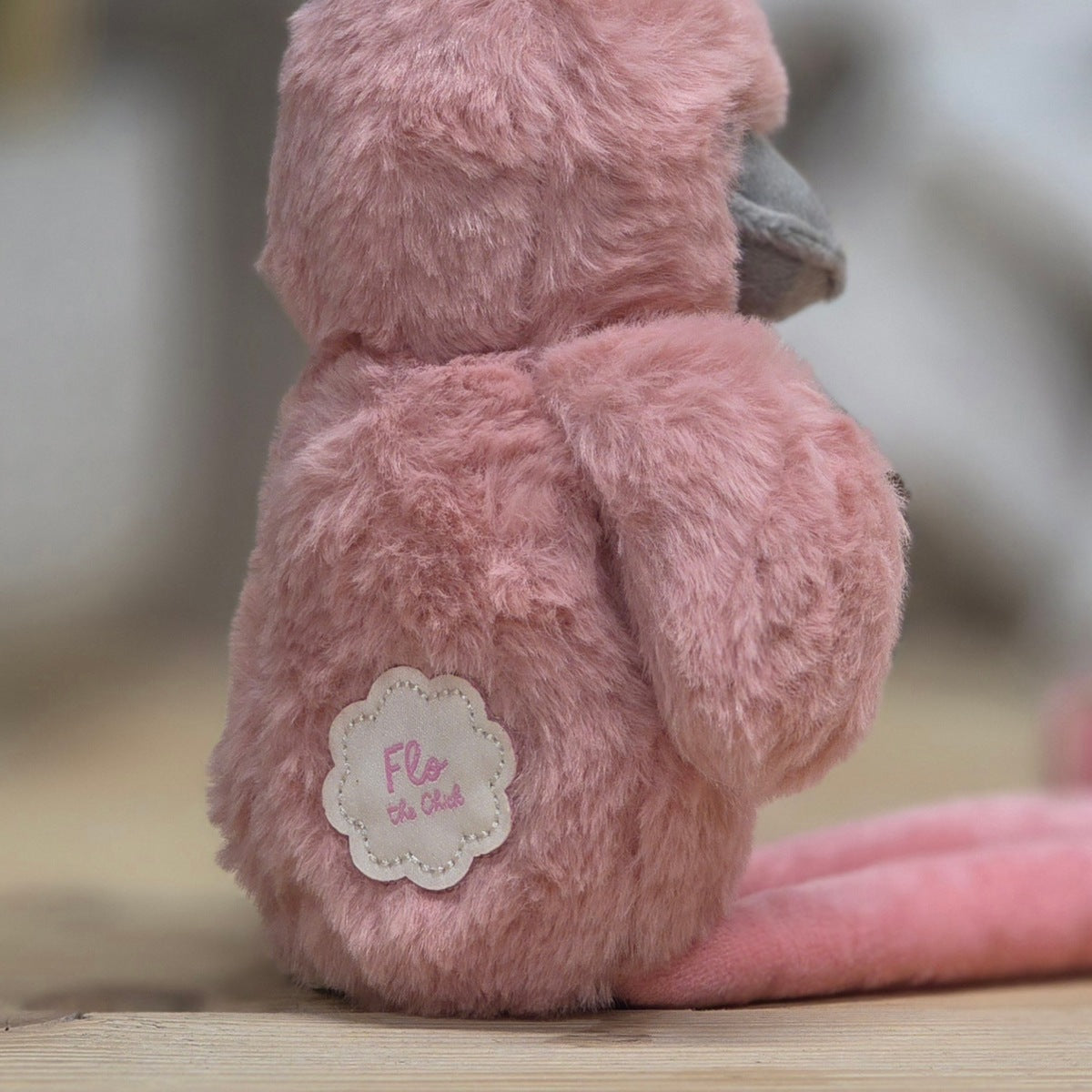 Flo The Plush Long Leg Flamingo Chick Soft Toy