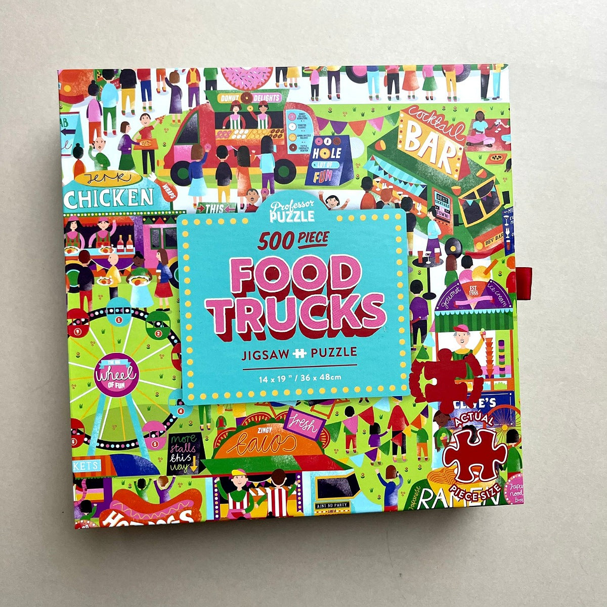Food Trucks 500 Piece Jigsaw Puzzle