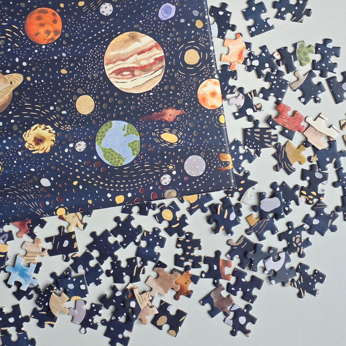 Glow: Planets 500 Piece Jigsaw Puzzle