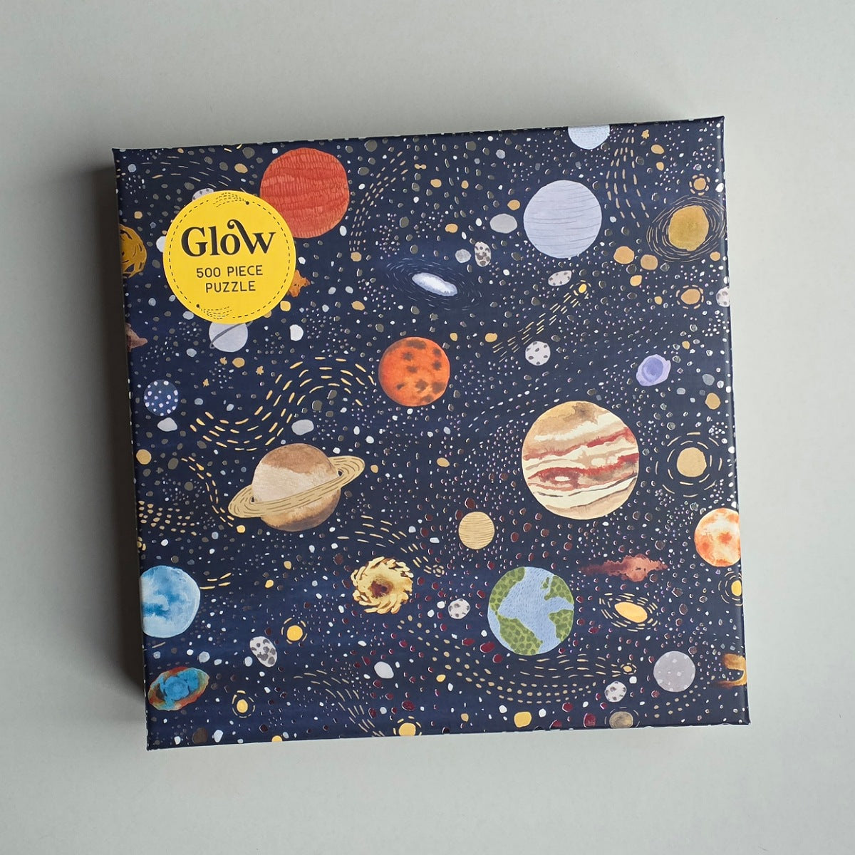 Glow: Planets 500 Piece Jigsaw Puzzle