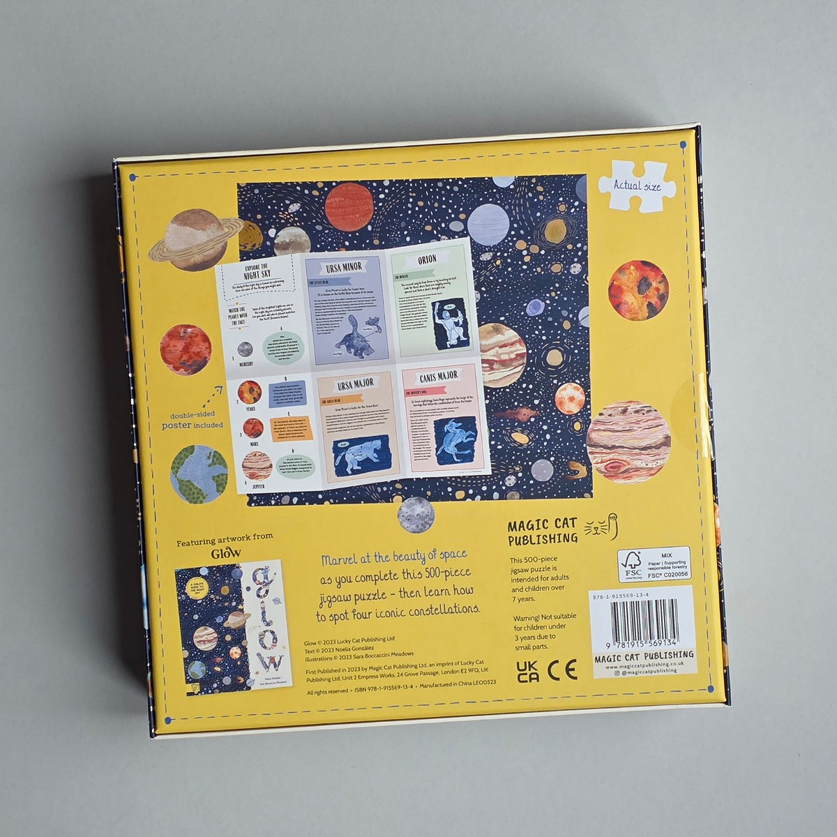 Glow: Planets 500 Piece Jigsaw Puzzle