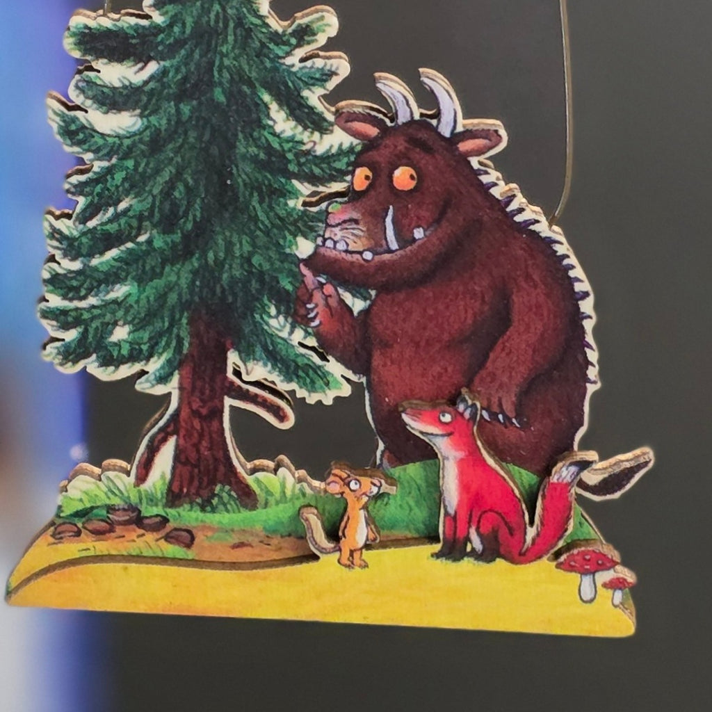 Gruffalo, Mouse and Fox Wooden Layered Hanging Decoration