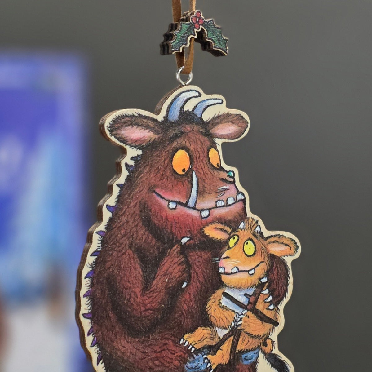 Gruffalo and Gruffalo's Child Wooden Hanging Decoration