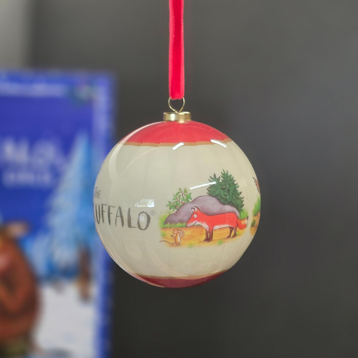 Gruffalo and Mouse in Woods Hanging Ball Decoration