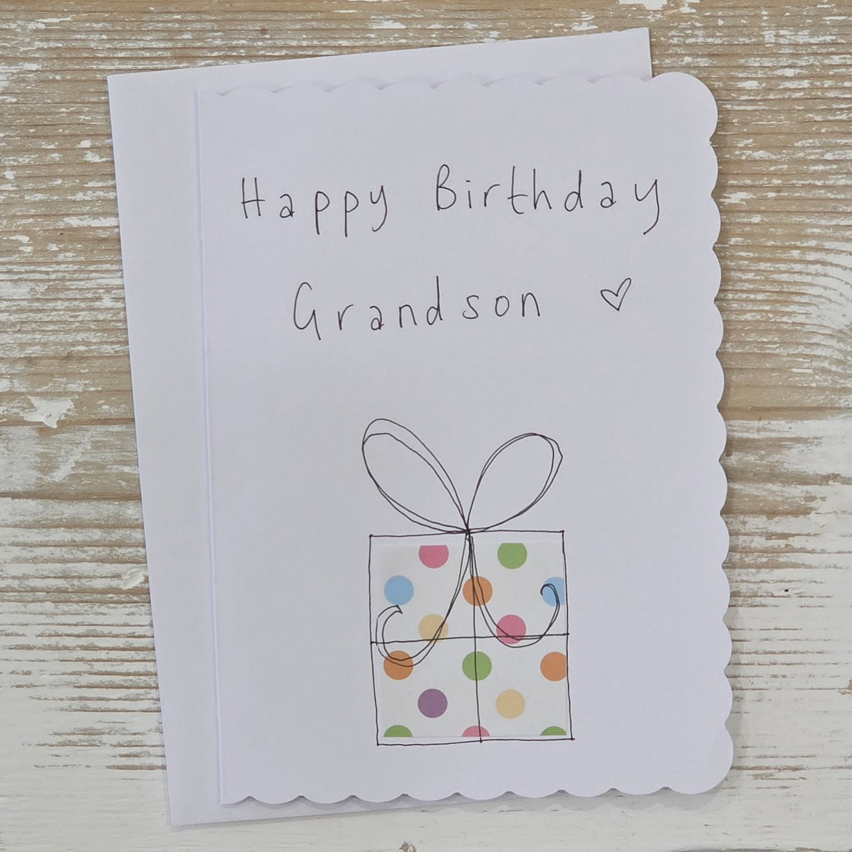 Handmade Birthday Grandson Card