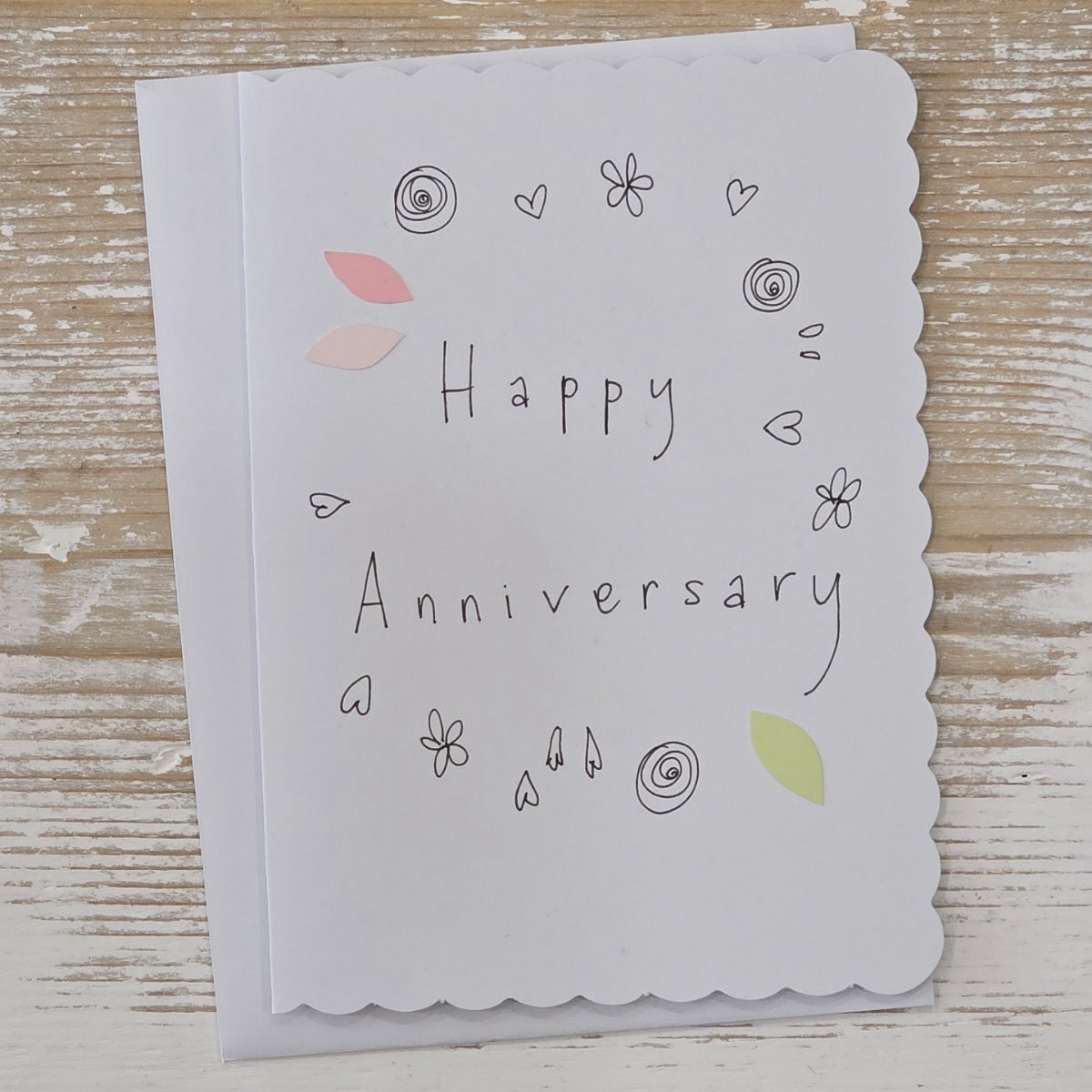 Handmade 'Happy Anniversary' Card