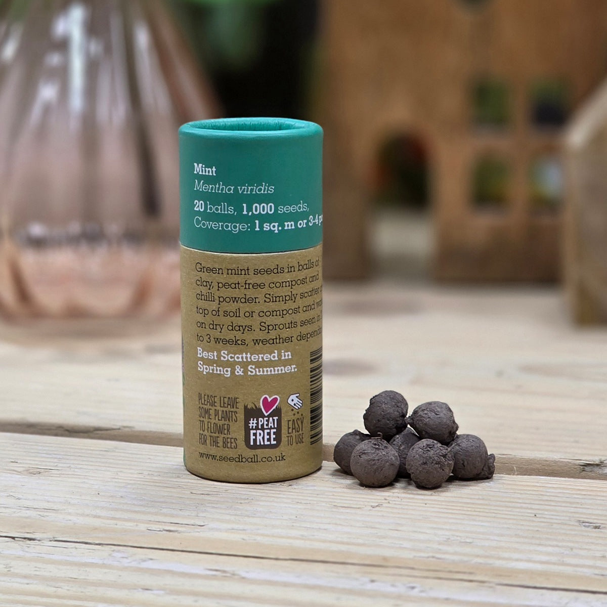 Herb Seed Balls in a Tube - Mint