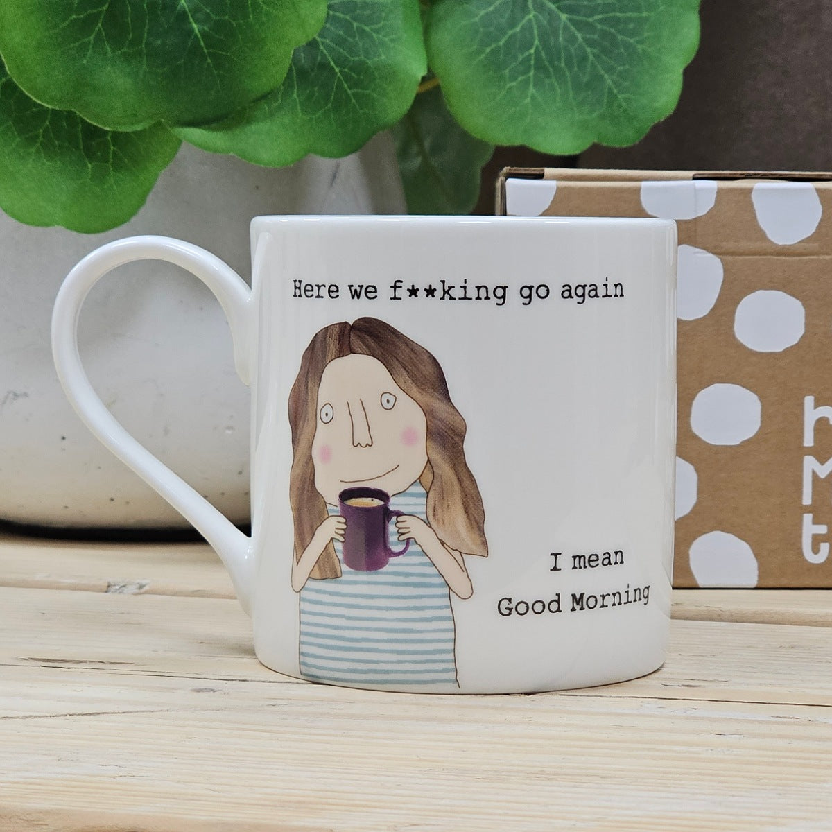 ‘Here We F**king Go Again' Mug