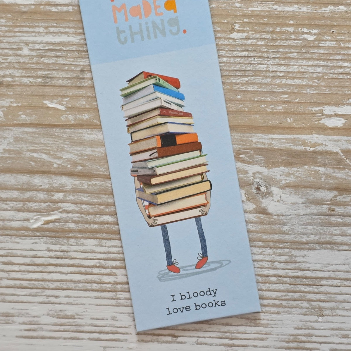 ‘I Bloody Love Books' Bookmark