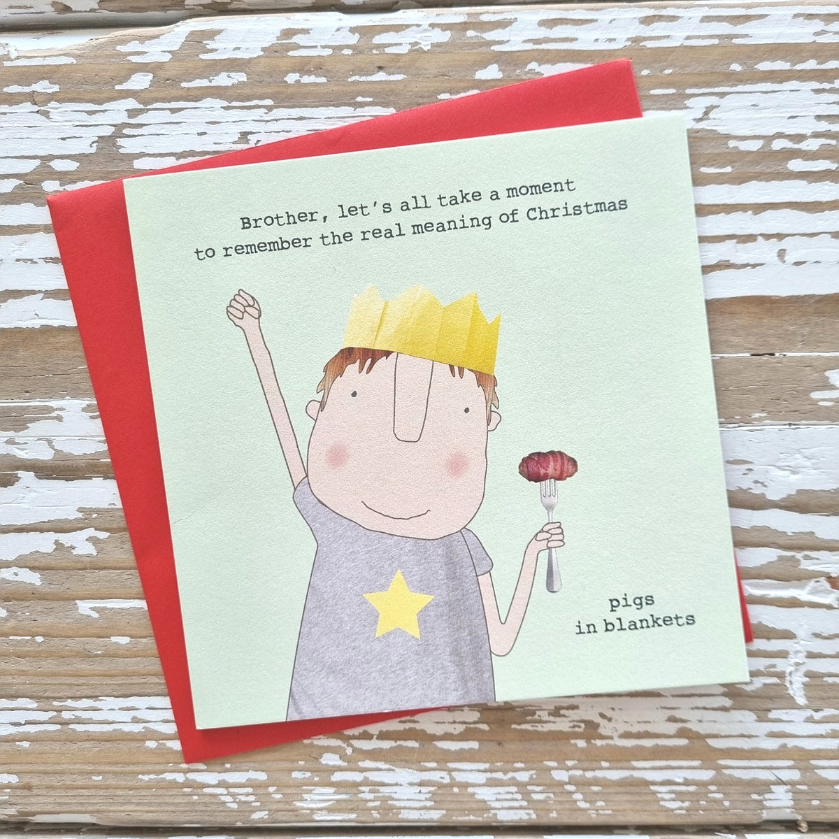 ‘Brother…Pigs In Blankets' Christmas Card