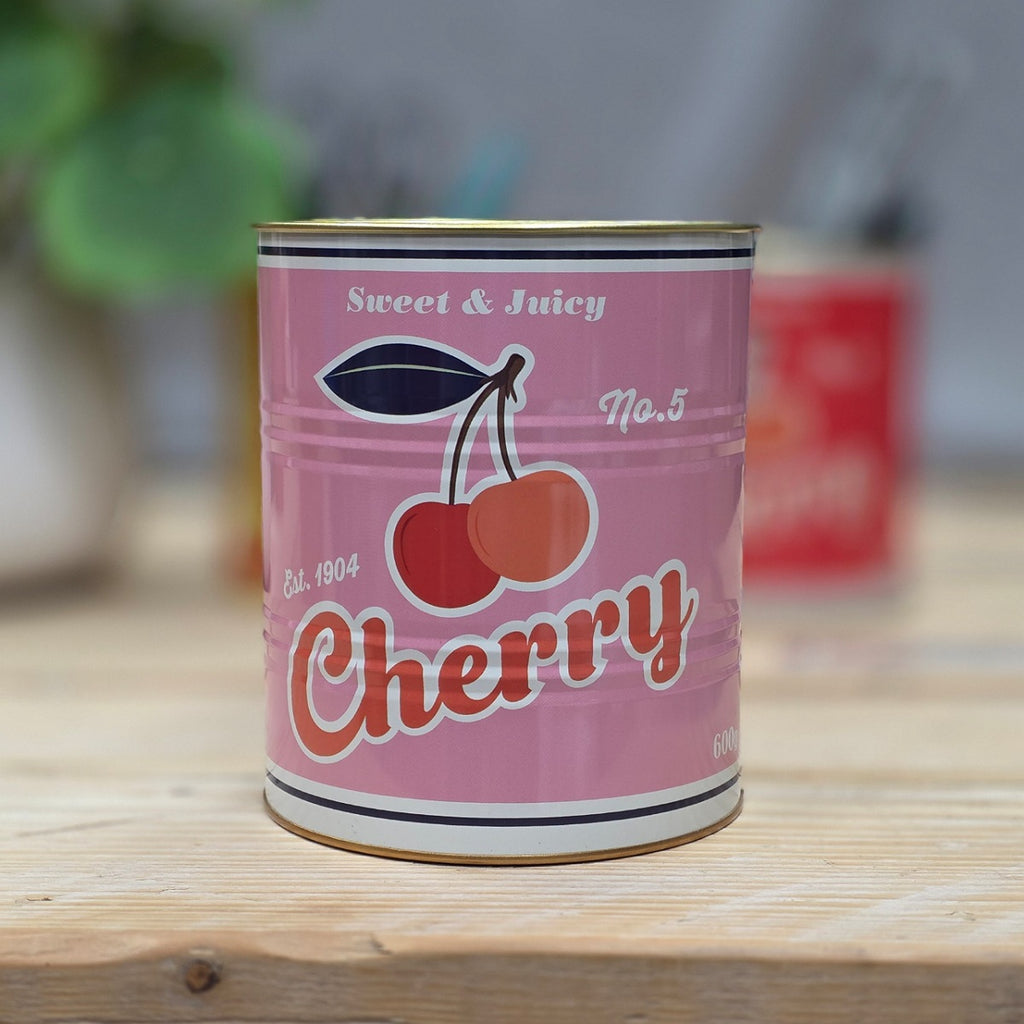 Large Storage Tin - Cherry
