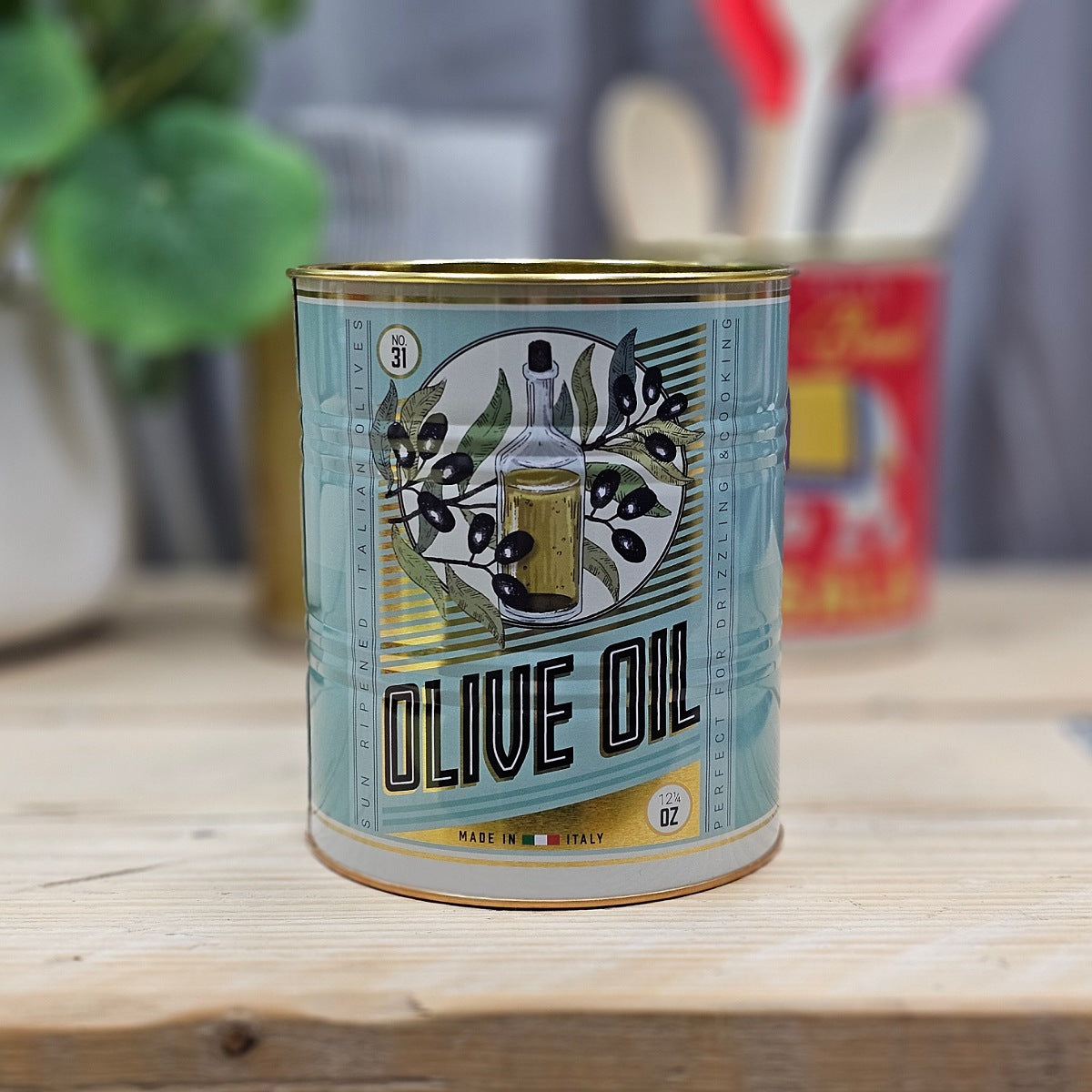 Large Storage Tin - Olive Oil