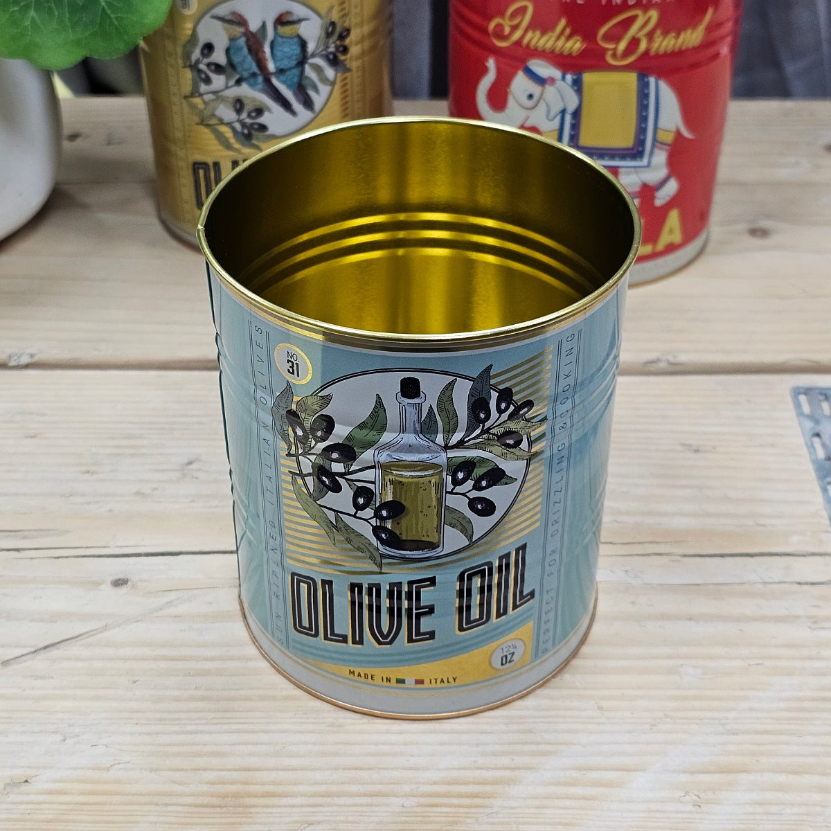 Large Storage Tin - Olive Oil