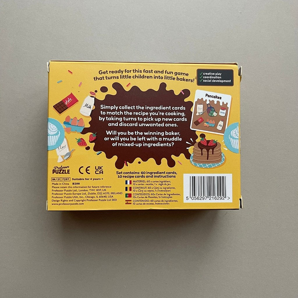 Little Bakers Children's Card Game