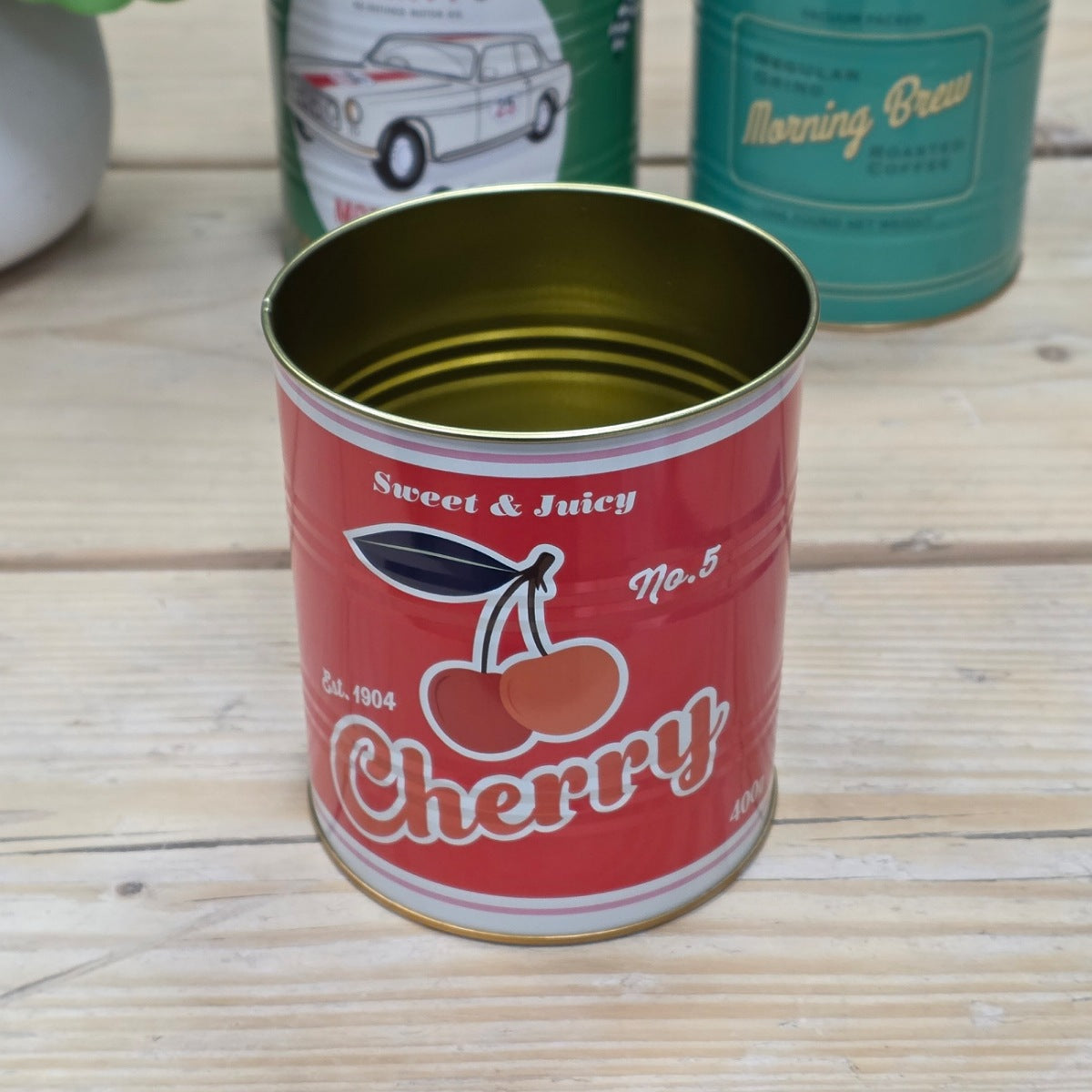 Medium Storage Tin - Cherry
