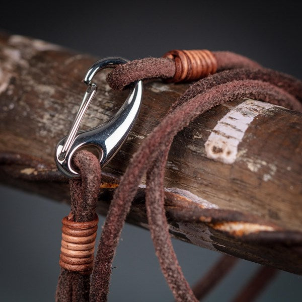 Men's Suede Leather Double Wrap Bracelet