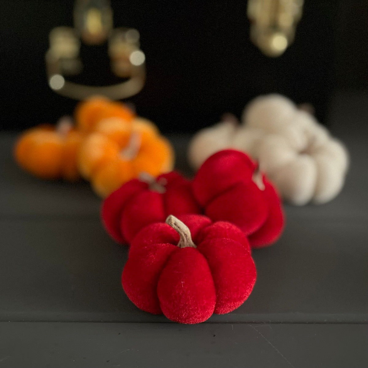 Miniature Halloween Pumpkin Decoration