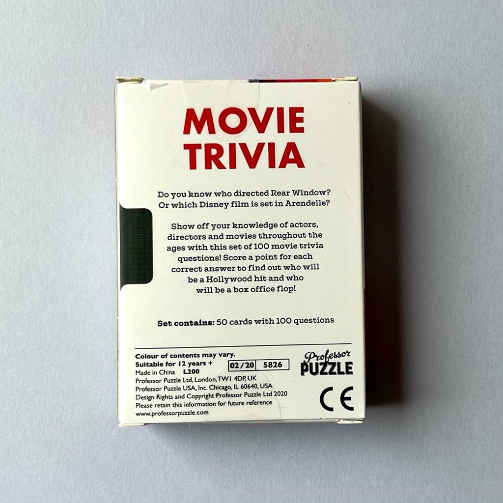 Movie Trivia Quiz Game