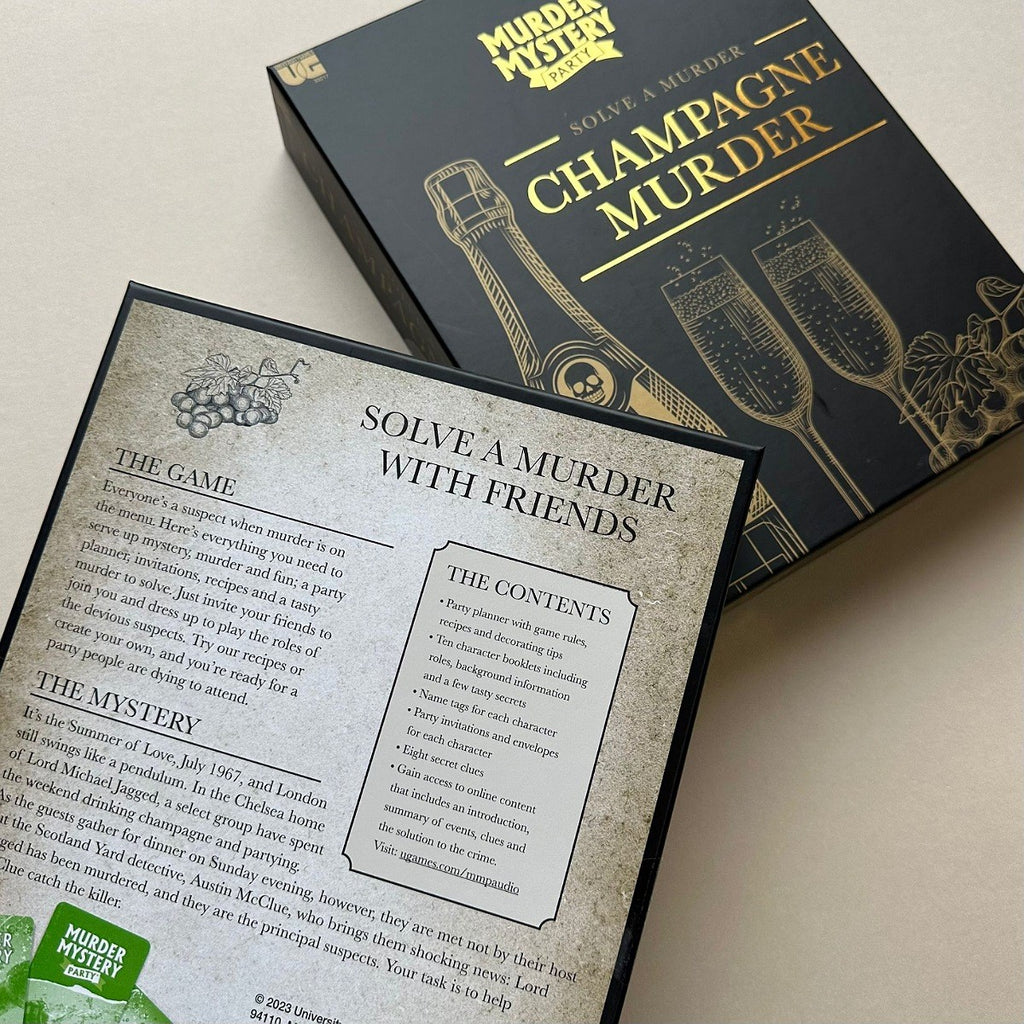 Murder Mystery Party Game - Champagne Murder