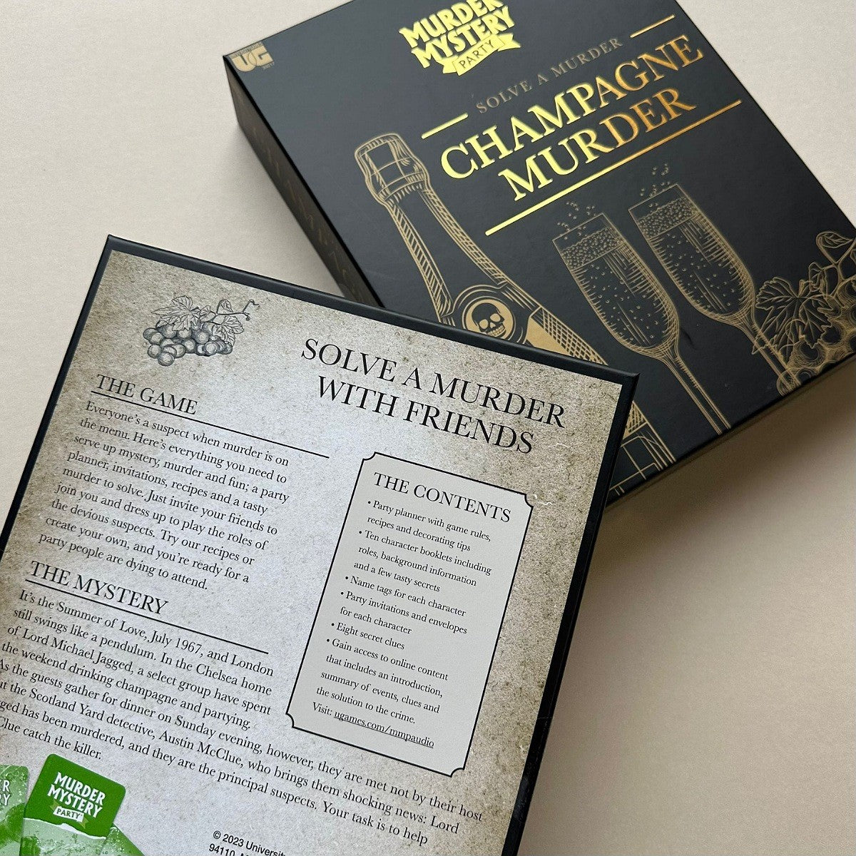 Murder Mystery Party Game - Champagne Murder