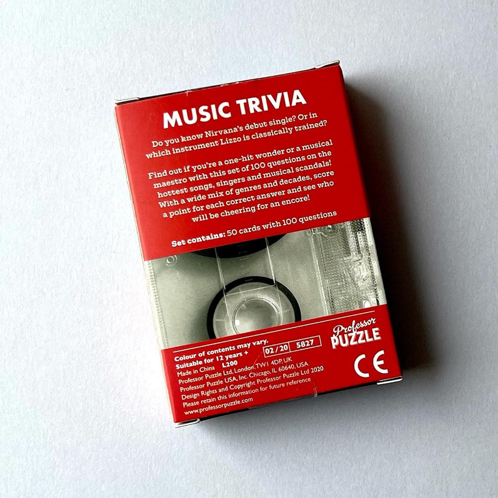 Music Trivia Quiz Game