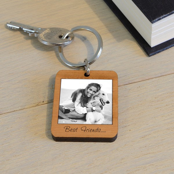 Personalised Key Ring With Photo