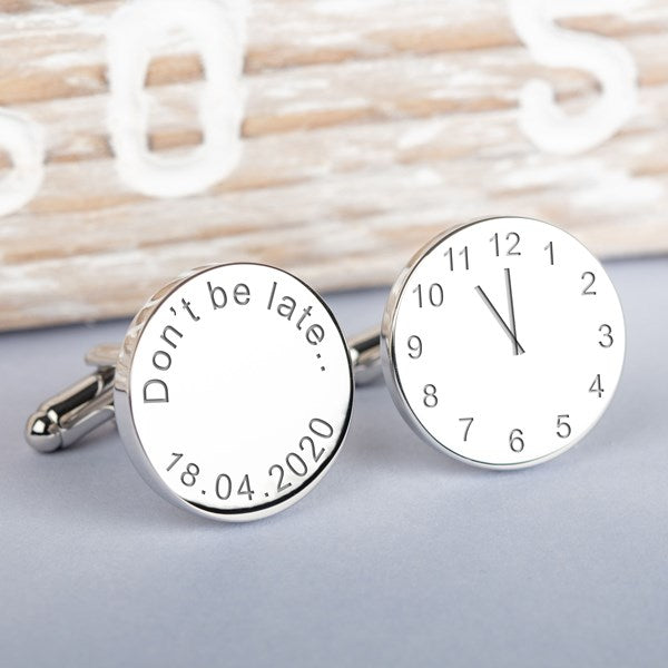 Personalised Wedding Cufflinks With Sayings