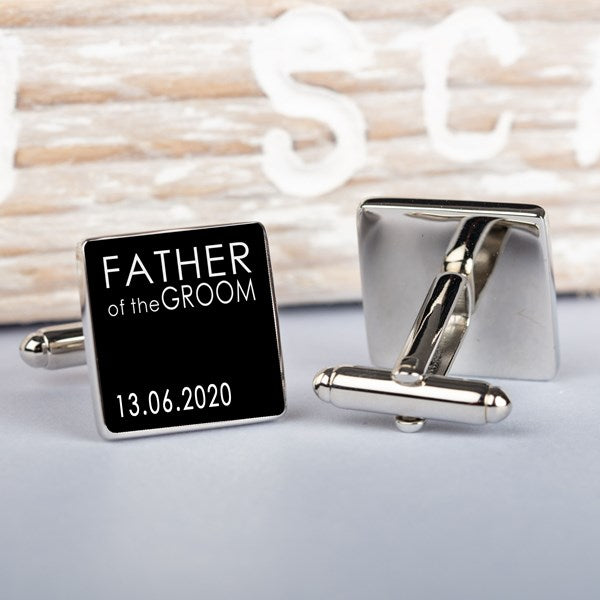 Personalised Wedding Party Photo Cufflinks