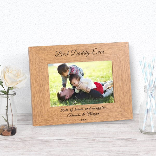 Personalised 'Best Daddy Ever' Photo Frame