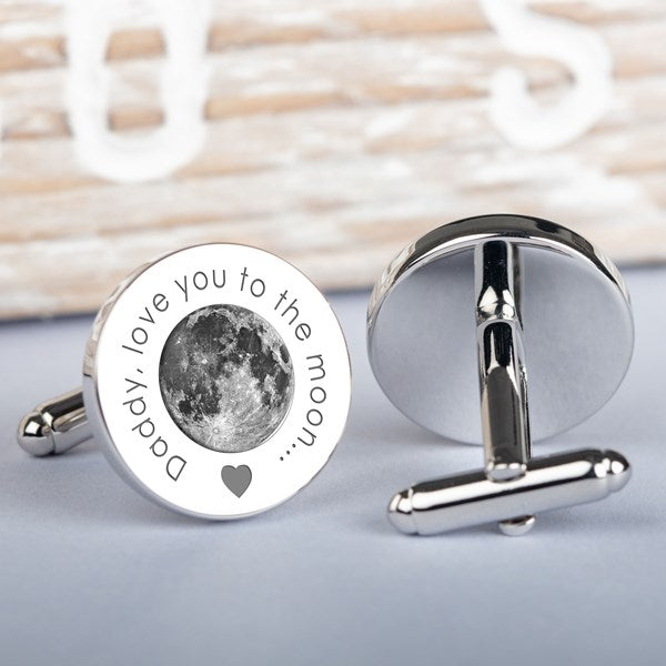 Personalised 'Daddy, Love You…' Silver Cufflinks