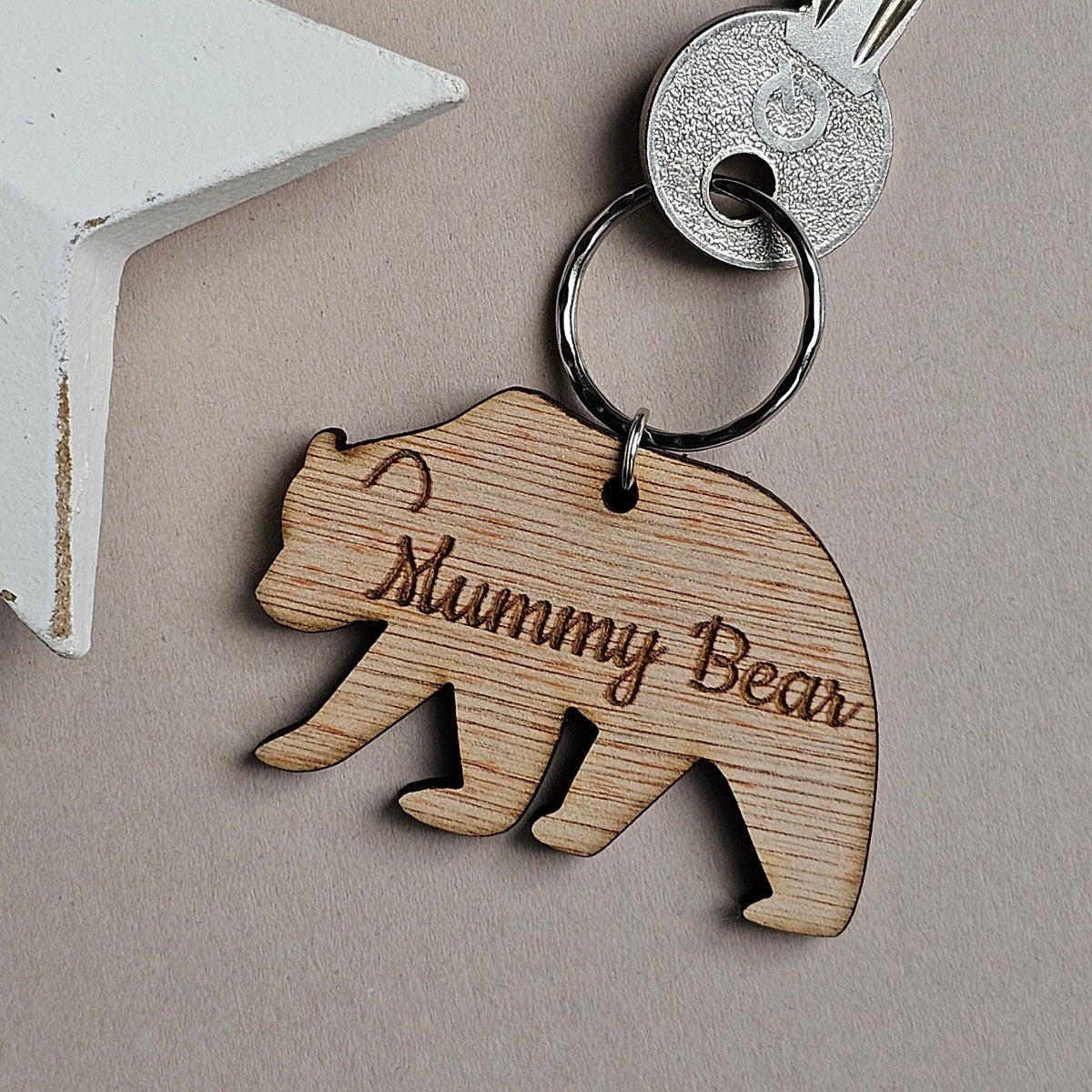Personalised 'Mummy Bear' Keyring