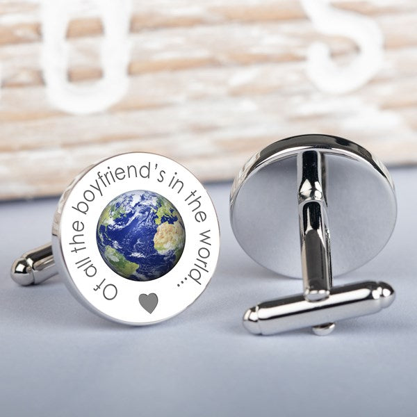 Personalised 'Of All The Daddy's…' Silver Cufflinks
