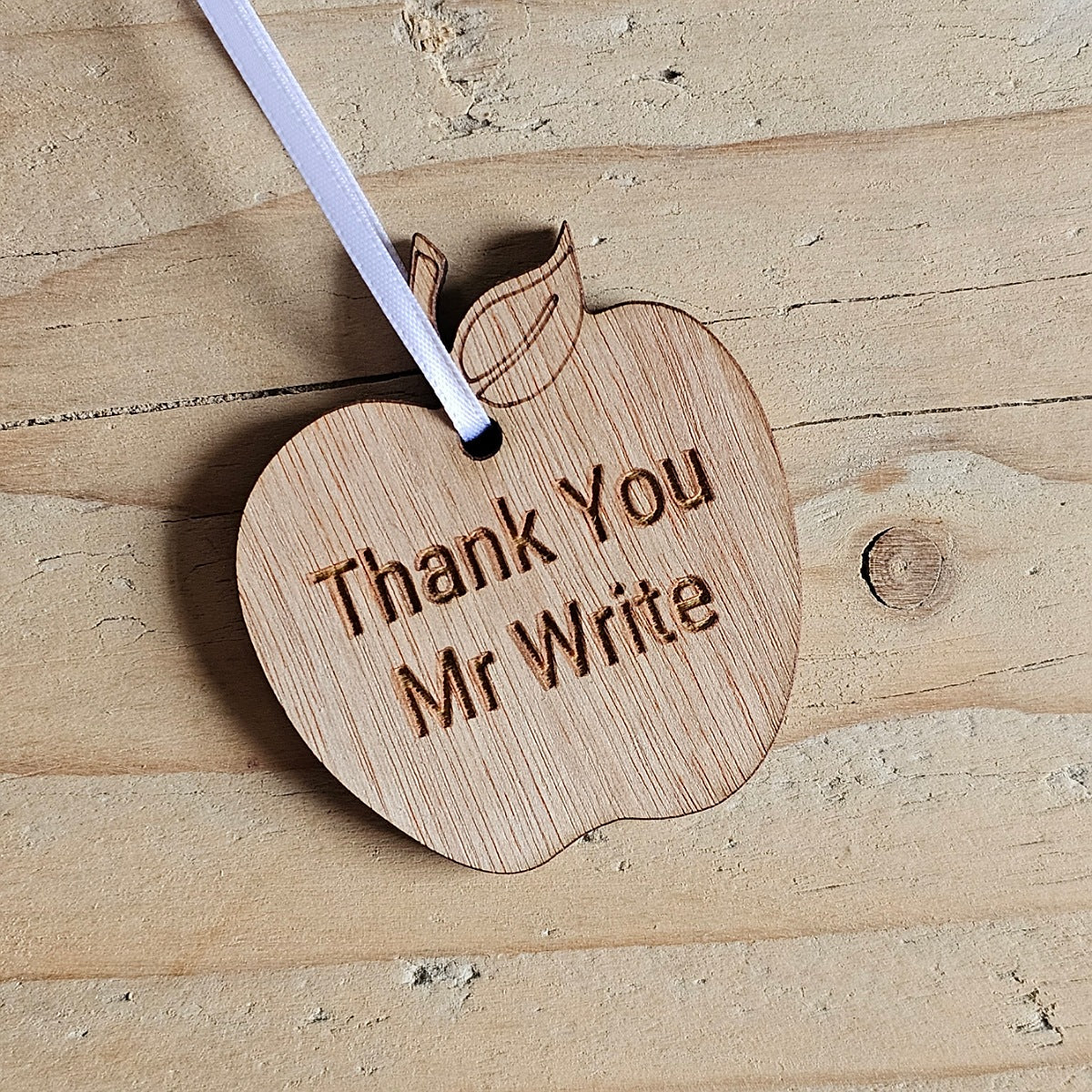 Personalised 'Thank You' Teacher Decoration and Card
