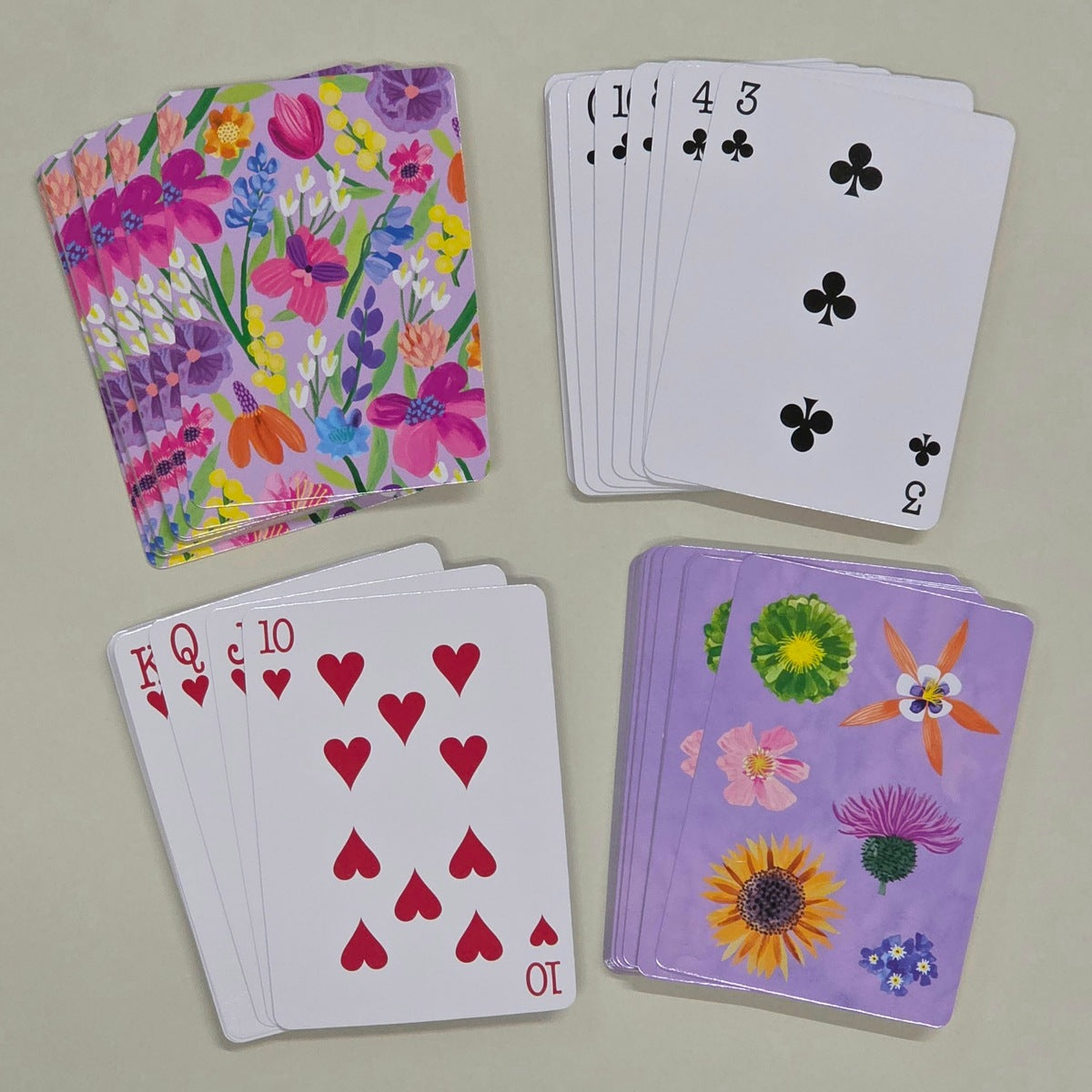 Playing Card Set - Floral Supernova